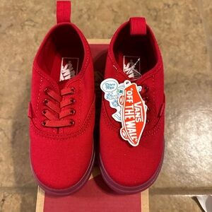 Youth size 10 Red Vans